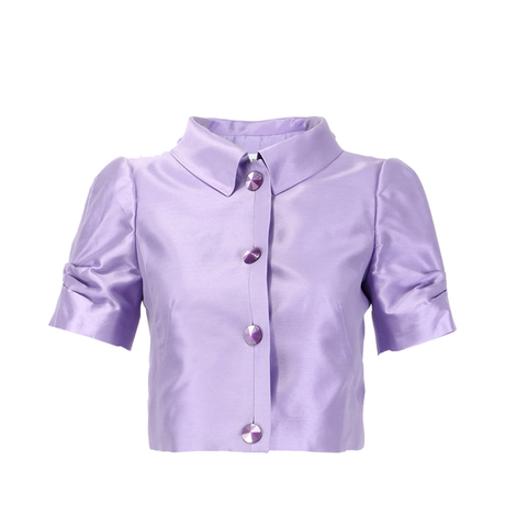 ARMANI COLLEZIONI纯色简约女士短袖外套银泰商品大图