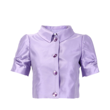 ARMANI COLLEZIONI纯色简约女士短袖外套银泰图片