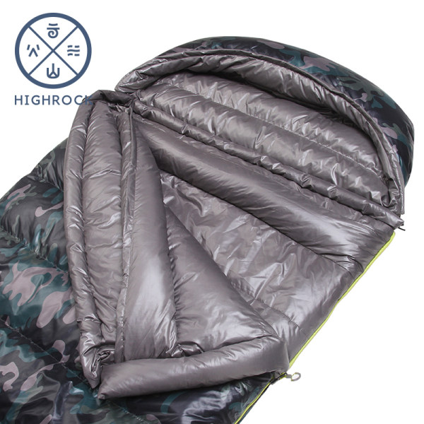 【A】天石羽绒睡袋 HIGHROCK户外露营成人信封式加宽成人羽绒睡袋