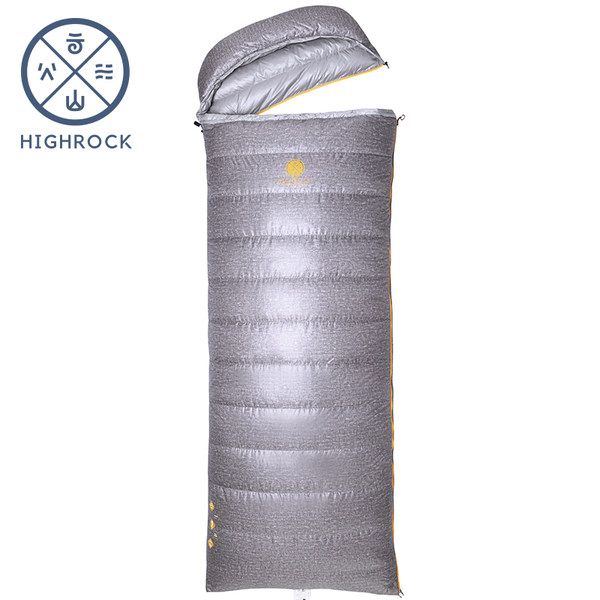 【A】highrock天石户外露营羽绒七孔棉组合互拼羽绒睡袋大人成人