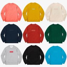 男女 18FW 圆领 BOGO 同款 刺绣 套头卫衣 9色 新款 盒子 小太阳