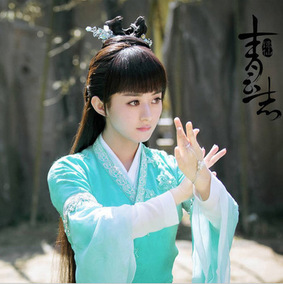 诛仙青云志碧瑶同款嗜血珠伤心花时尚一体连指