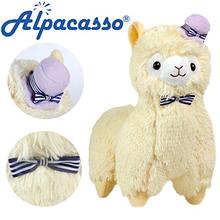 Plush Animals Stuffed Cute Yellow Alpaca Alpacasso Toys