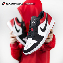 乔一黑红脚趾篮球鞋 低帮 553558 127 AIR 116 AJ1 LOW JORDAN