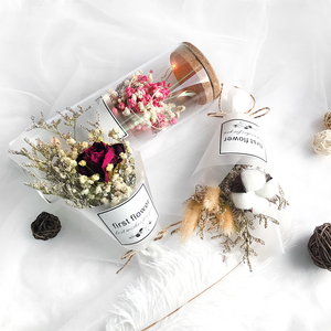 LED灯串满天星玫瑰花瓶花束礼盒