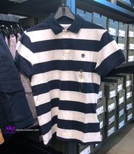 T恤衫 翻领条纹polo衫 timberland添柏岚男士 夏季短袖 美国正品