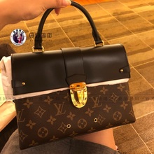 lv新款 handle锁扣复古邮差包单肩包 老花one 专柜正品 香港媳妇