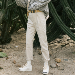 单口袋宽松百搭休闲裤