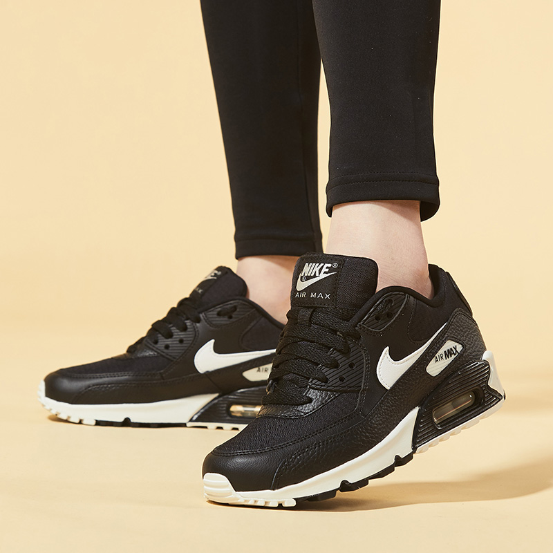 Nike Women's Shoes 2019 Summer New Shoes Authentic AIR MAX 90 Air Cushioned Sneakers Cushioned Running Shoes