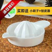 榨橙器 食物研磨辅食工具厨房手动橙汁机 挤柠檬器 榨汁器 陶瓷