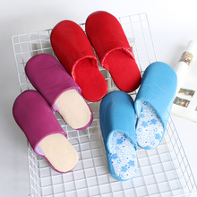 家居室内软底 防水布鞋面冬季家居拖鞋尺码 37-41 150g