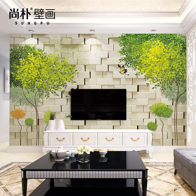 电视背景墙布简约3d无缝牌子口碑评测