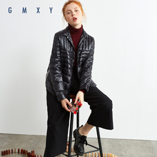 GMXY2018秋冬女装新品高级轻薄修身羽绒服白鸭绒便携羽绒茄克外套图片
