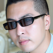 黑框水晶太阳眼矩信款 时尚 2019新品 天然石头镜片墨镜防辐射护目