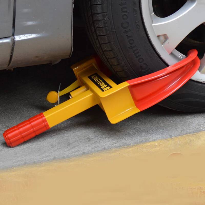 车轮锁汽车轮胎锁车器虎钳式锁停车位锁