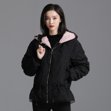索菲丝尔2018冬季新款韩版显瘦加厚白鸭绒羽绒服女保暖面包服外套图片
