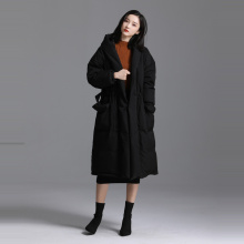 索菲丝尔2018冬季新款羽绒服女中长款韩版宽松显瘦保暖防寒服外套图片