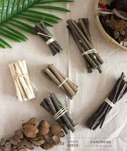 zara复古森林系干树枝树叶摄影道具拍照手工天然树枝diy背景摆件