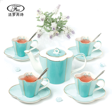 四叶草咖啡壶套装 Floris 手冲壶陶瓷滤杯咖啡杯茶具咖啡器具组合
