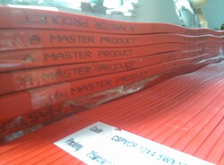 申威达切纸机配件进口切纸机刀条刀垫波形蛇形红色刀条厂家直销