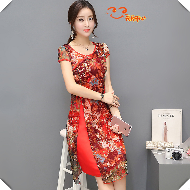 京东商城连衣裙夏装2018新款女装时尚三十岁