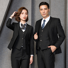 西服套装男女士工装商务正装职业西装修身伴郎新郎结婚礼服秋冬季