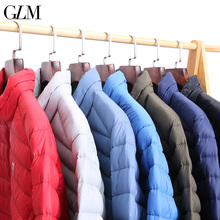 轻薄短款 男士 glm轻薄羽绒服2018冬季新品 外套防钻绒立领保暖上衣