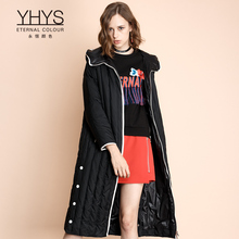 【预售】永恒颜色2018秋冬新品时尚纯色连帽长袖羽绒服图片
