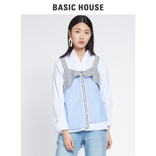 Basic House/百家好2018夏秋女装新款韩版无袖吊带背心潮HSBL528A图片