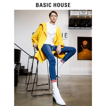 Basic House/百家好18年新款翻领短袖蝴蝶结衬衫衬衣女HSTS320C图片
