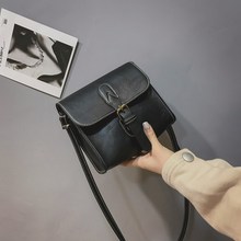 小包包女2018新款春夏皮带扣复古小方包韩版简约百搭单肩斜挎包潮