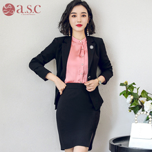 职业套装女夏时尚气质衬衫西服工作服白领女装OL商务正装西装套图片