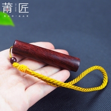 中式便携式牙签罐 创意家用牙签盒 印度小叶紫檀木质牙签筒 莆匠