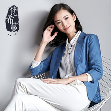 梵希蔓小西装女外套七分袖2017秋季新款女装韩版修身短款西服上衣图片