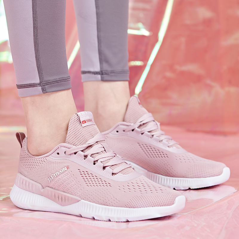 361 women's shoes, sports shoes, 2019 winter new 361 degree pink shoes, running shoes, women's fashionable and versatile casual shoes