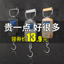 凯丰迷你手提电子秤50kg便携式高精度家用快递称小秤弹簧小型手拿