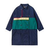FEAROM 18AW STREETDREAMS街头系列撞色拼接剪裁长款风衣外套