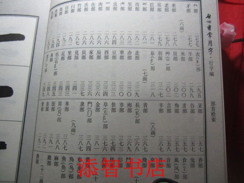 倪文东\/毛笔书法参考字典字帖 拼音部首