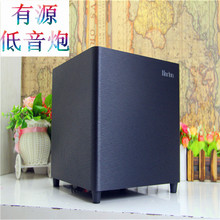 单个有源电视木质低音炮家庭影院回音壁音响重低音书架音箱纯低音