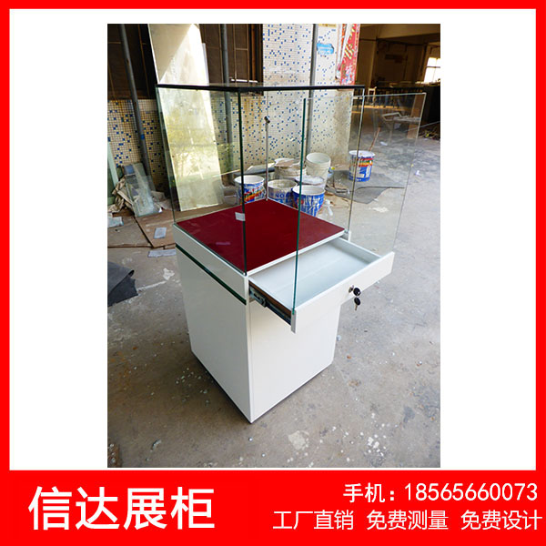 农业银行展示柜高端奢侈品展览柜精品玻璃展柜带灯带锁展柜定制