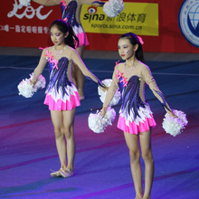 健美操服装 女男 拉拉队服装 学生啦啦操演出服啦啦队服装 定制18新款