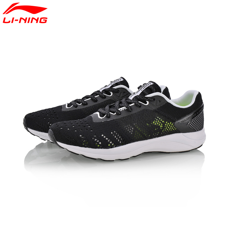 Li Ning Running Shoes Women's Shoes Spring and Autumn Lightweight Breathable Women's Fashion Simple Flat Soft student movement Shoes