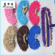 擦地鞋 套平板拖把头 雪尼尔懒人鞋 1只价格