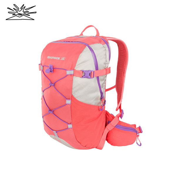 BIGPACK派格男女款跑步骑行包轻便旅行背包户外登山包双肩包18L