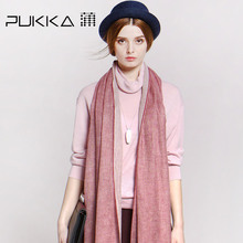 Pukka/蒲牌秋冬新款商场同款原创女装高领纯色全羊毛针织衫图片