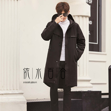半成品衣皮2019年大码 外套潮 男装 脱卸中长风衣款 羽绒服九成品男士