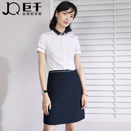 巨千职业装女装套装工作服衬衫两件套时尚空姐服职业套装女夏工装商品大图