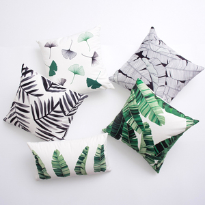 北欧风植物抱枕靠垫