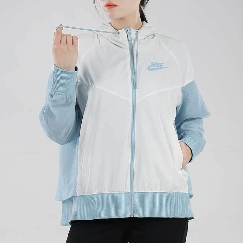 Nike Women's Wear 2018 Autumn New Windproof Breathable Sportswear Casual Hooded Jacket Coat 886269-101