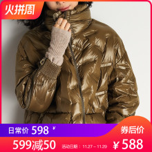 隆缘裳羽绒服女2018秋冬新款个性不规则加厚保暖短外套5510图片